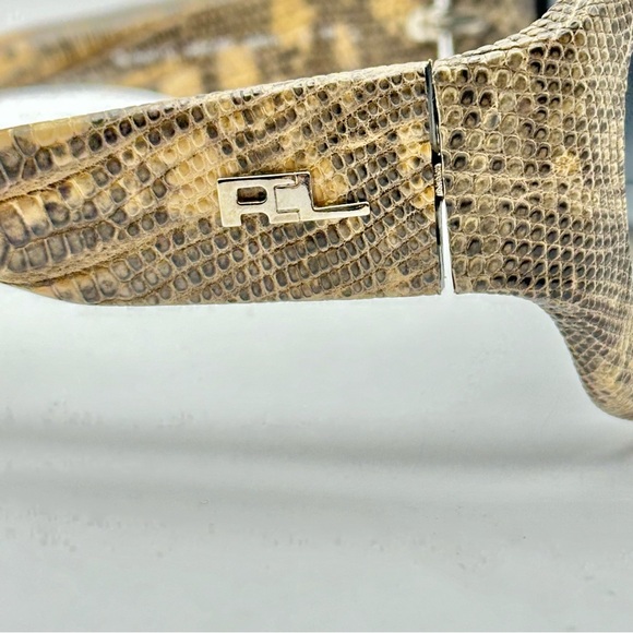 Ralph Lauren Brown Python Sunglasses New with Tags main image 6